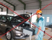  Những xe nào sẽ bị từ chối đăng kiểm?